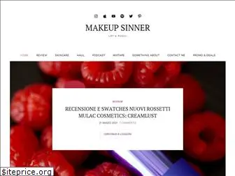 makeupsinner.com
