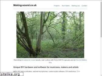 making-sound.co.uk