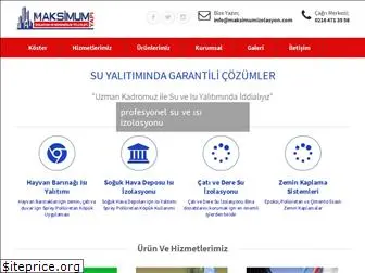 maksimumizolasyon.com