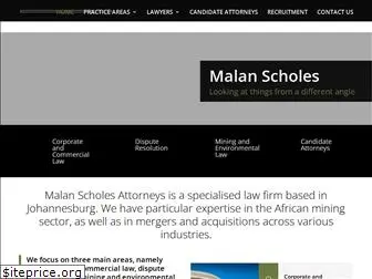 malanscholes.co.za