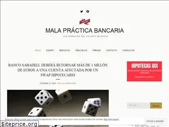 malapracticabancaria.com