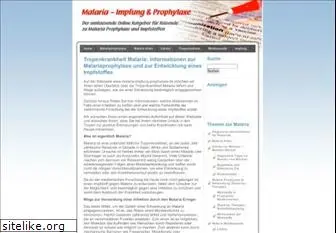 malaria-impfung-prophylaxe.de