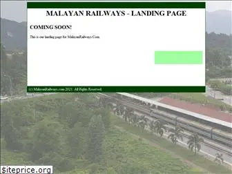malayanrailways.com