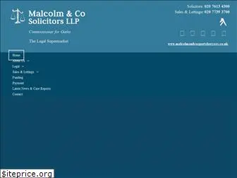 malcolmandco.co.uk