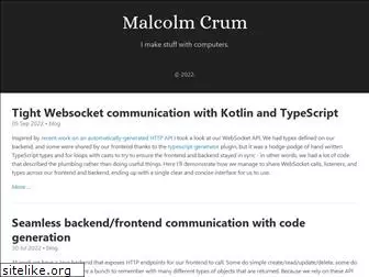 malcolmcrum.com