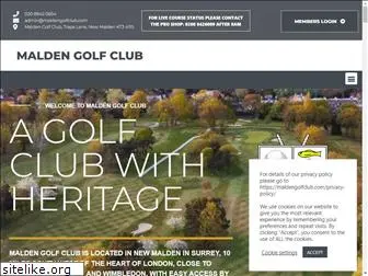 maldengolfclub.com