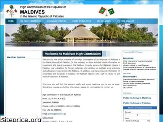 maldivesembassy.pk