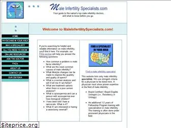 maleinfertilityspecialists.com