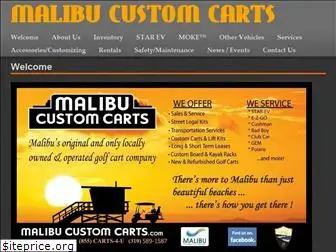 malibucustomcarts.com