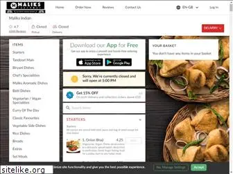 maliksindian.co.uk