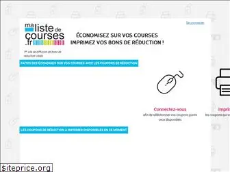 malistedecourses.fr