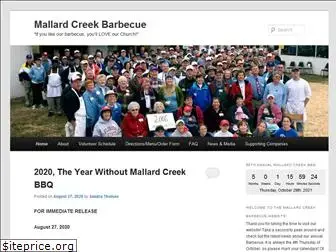 mallardcreekbbq.com