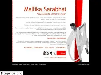 mallikasarabhai.com