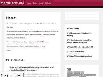 malwrforensics.com