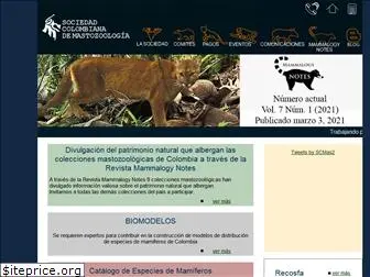 mamiferoscolombia.org