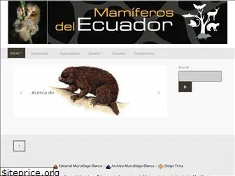 mamiferosdelecuador.com