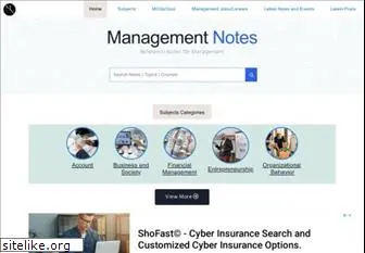 managementnote.com