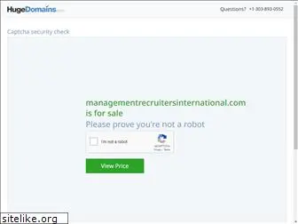 managementrecruitersinternational.com