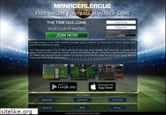 ManagerLeague - Online Football Manager