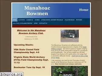 manahoacbowmen.com