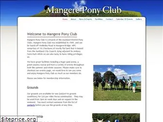 mangereponyclub.co.nz