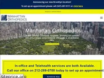 manhattanorthopedic.com