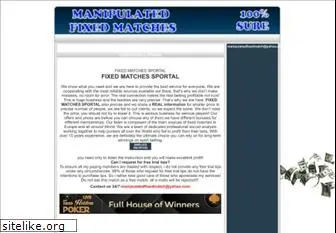 manipulated-fixed-matches.sportal.tips