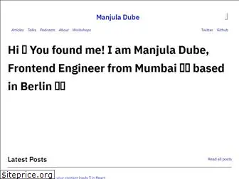 manjuladube.dev