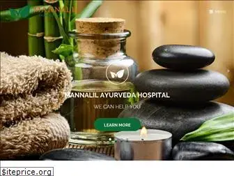 mannalilayurvedahospital.com