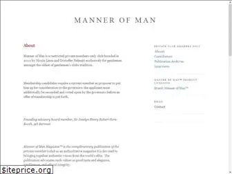 mannerofman.com