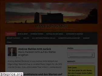 mannis-shoutbox.de