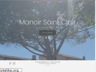 manoirsaintclair.com