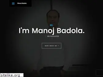 manojbadola.com