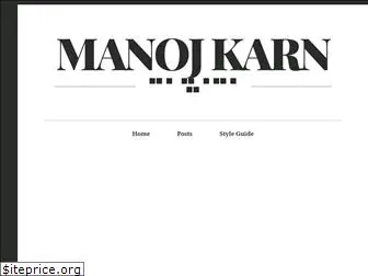 manojkarn.com