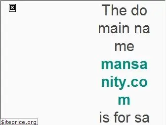 mansanity.com