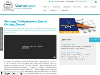 mansarovardentalcollege.com