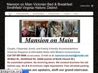 mansion-on-main.com