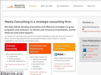 mantaconsultinginc.com