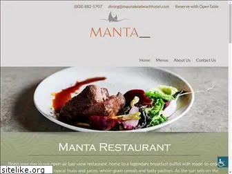 mantarestaurant.net