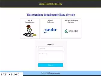 mantechsolutions.com