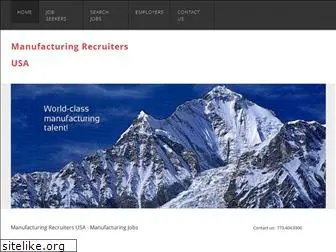 manufacturingrecruitersusa.com
