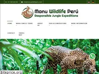 manuwildlifeperu.com