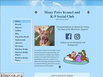 manypawskennels.com