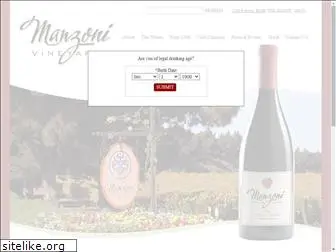 manzoniwines.com