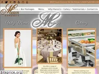 manzosbanquets.com