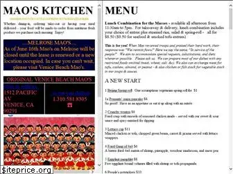 maoskitchen.com