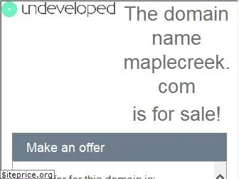 maplecreek.com