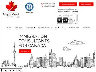 maplecrestimmigration.com