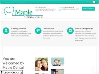 mapledentalclinic.ca