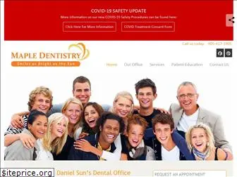 mapledentistry.com